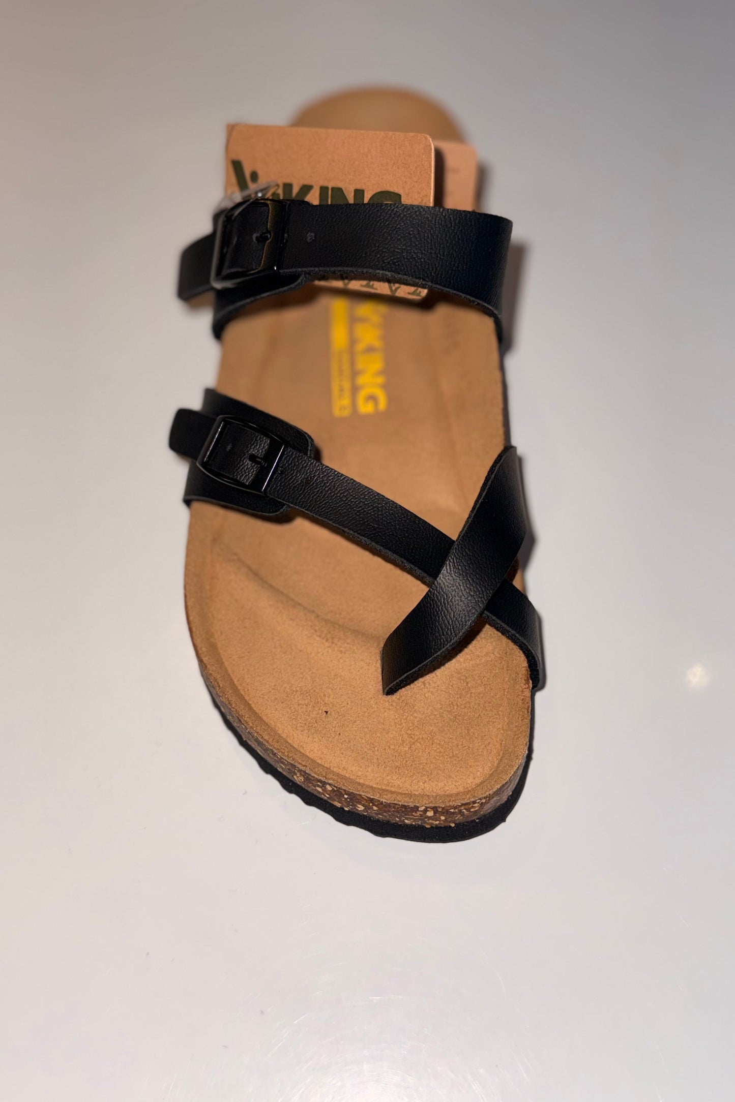 Tofino Sandal (Blue Floral Emboss or Black) by Viking Sandals