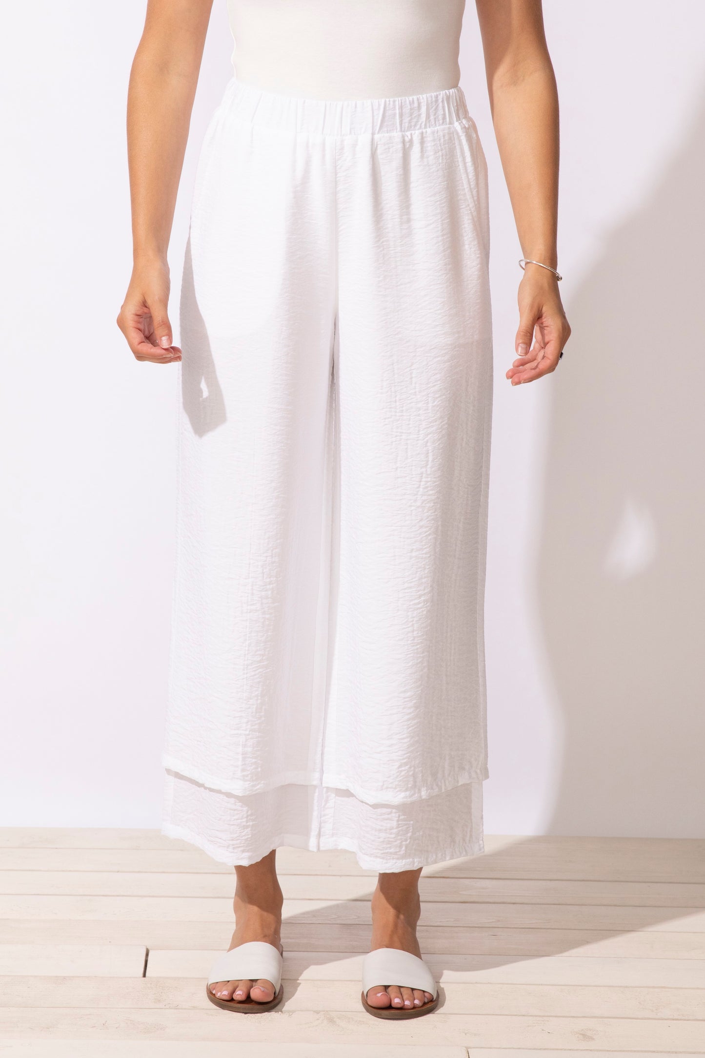 Double Layer Pant (White) - Escape by Habitat Clothing