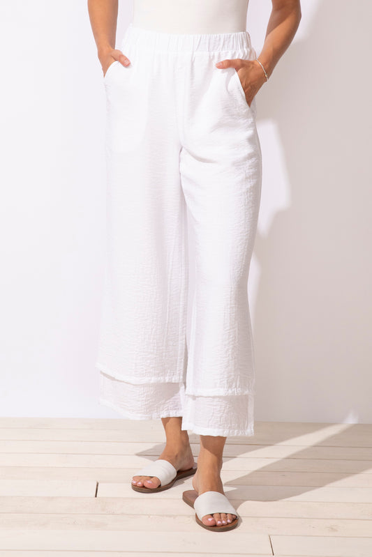 Double Layer Pant (White) - Escape by Habitat Clothing