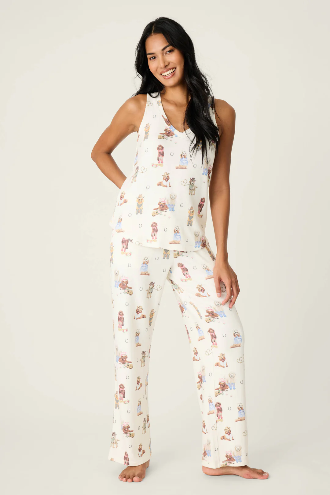 Ruff On The Range Cowboy Dogs Tank Top by PJ Salvage