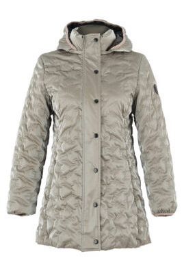 Women’s Taupe Quilted Jacket by Dolcezza