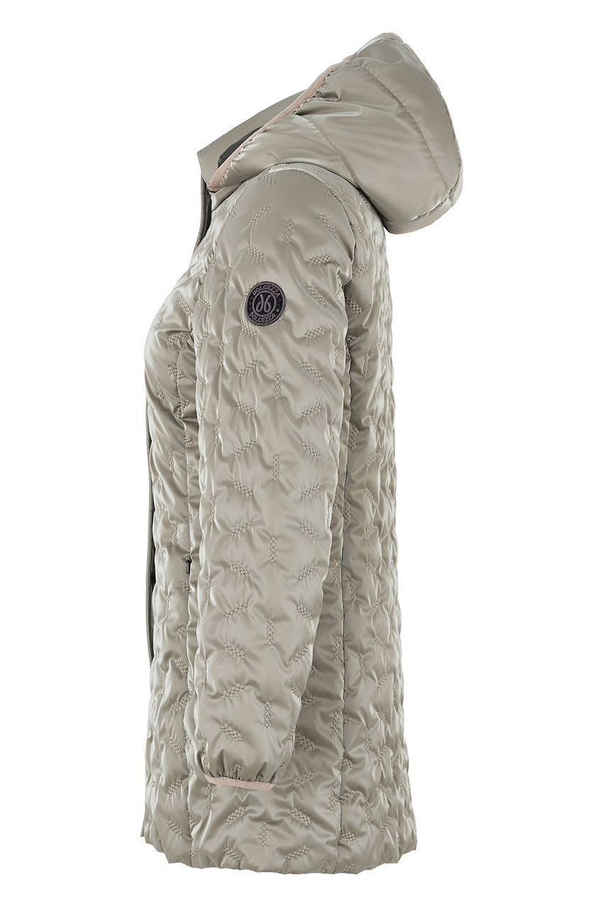 Women’s Taupe Quilted Jacket by Dolcezza