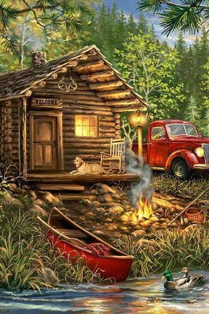 Cozy Cabin Life 500pce Puzzle by Springbok