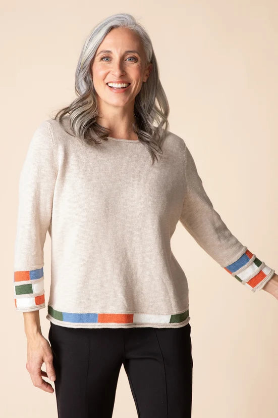 Sand & Sea Pullover in Harbour Dove Beige by Habitat Clothing