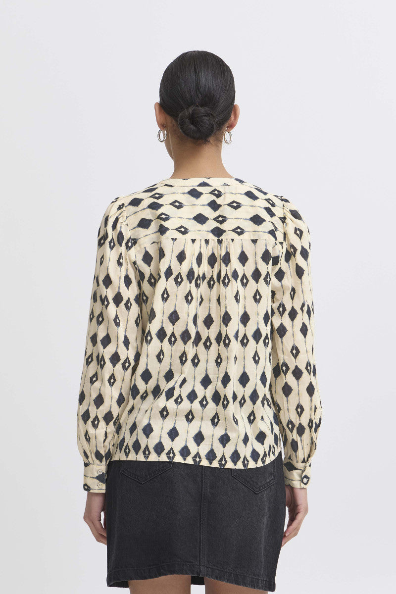 Women’s Ikat Button Up Blouse