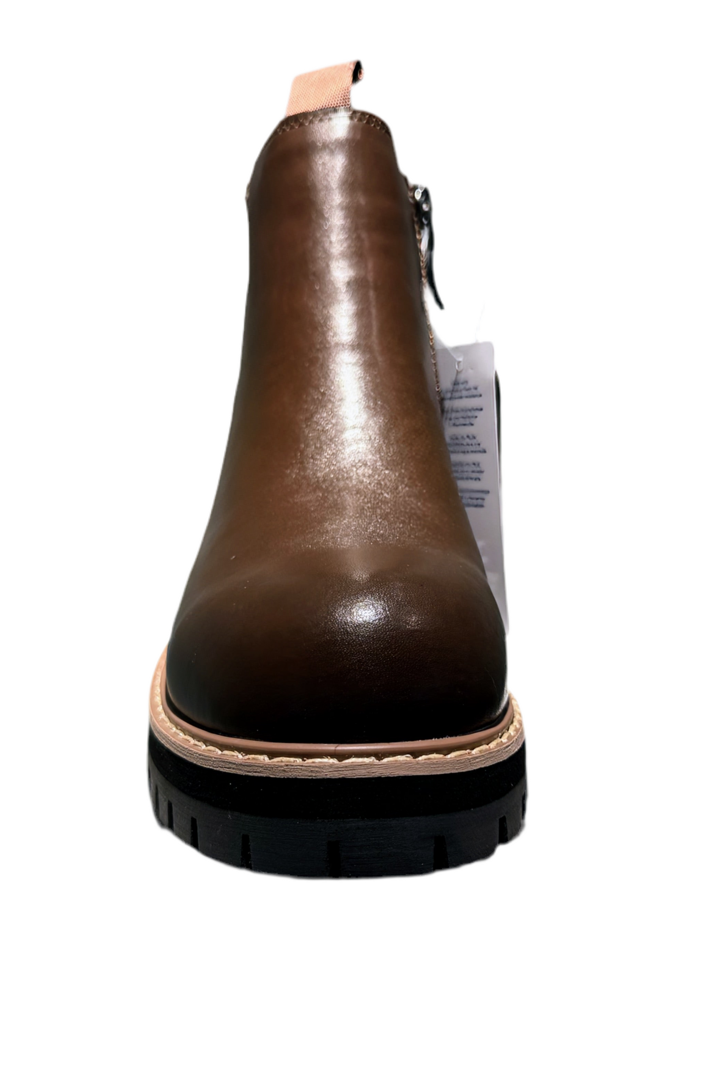 Aqua Diva Women’s Leather Chelsi Boot in Dark Brown