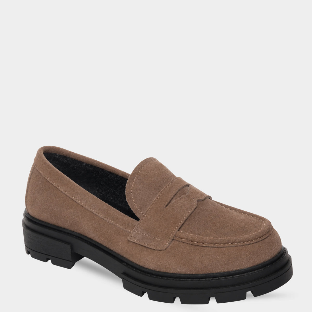 Women's Laurel Loafer by Aqua Diva in Taupe