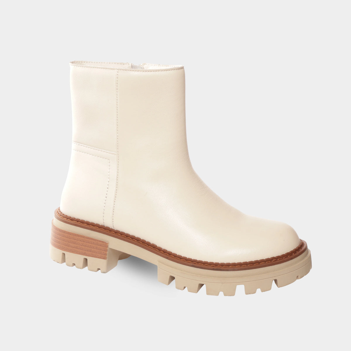 Women's Amelia Boot by Aqua Diva in Beige AD 1661