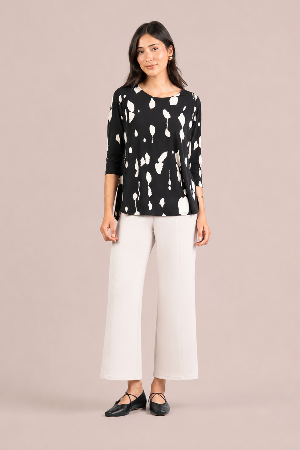 Cloud Straight As It Seams Pant - in Ecru by Sympli