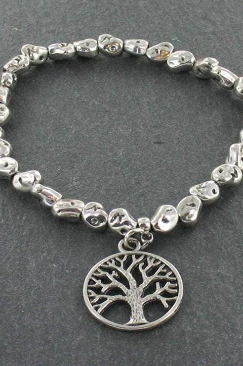 Tree of Life Pendant on Bracelet by Suzie Blue