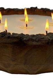 Endurance Wood bowl -640z-Bourbon Vanilla by Himalayan Handmade Candles