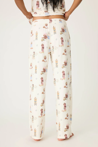 Ruff on the Range Cowboy Dog Print Pants Only by PJ Salvage