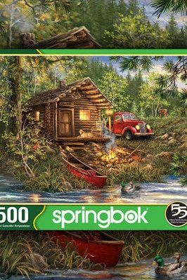 Cozy Cabin Life 500pce Puzzle by Springbok