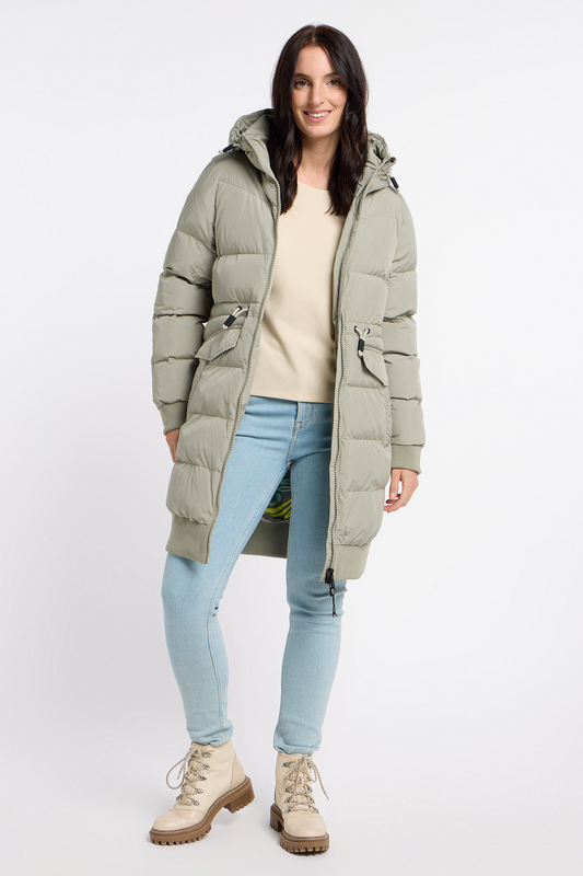 Briosh Winter Coat in Dusty Light Olive by Ragwear