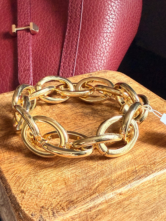 Chain Link Stretch Bracelet by Merx Fashion