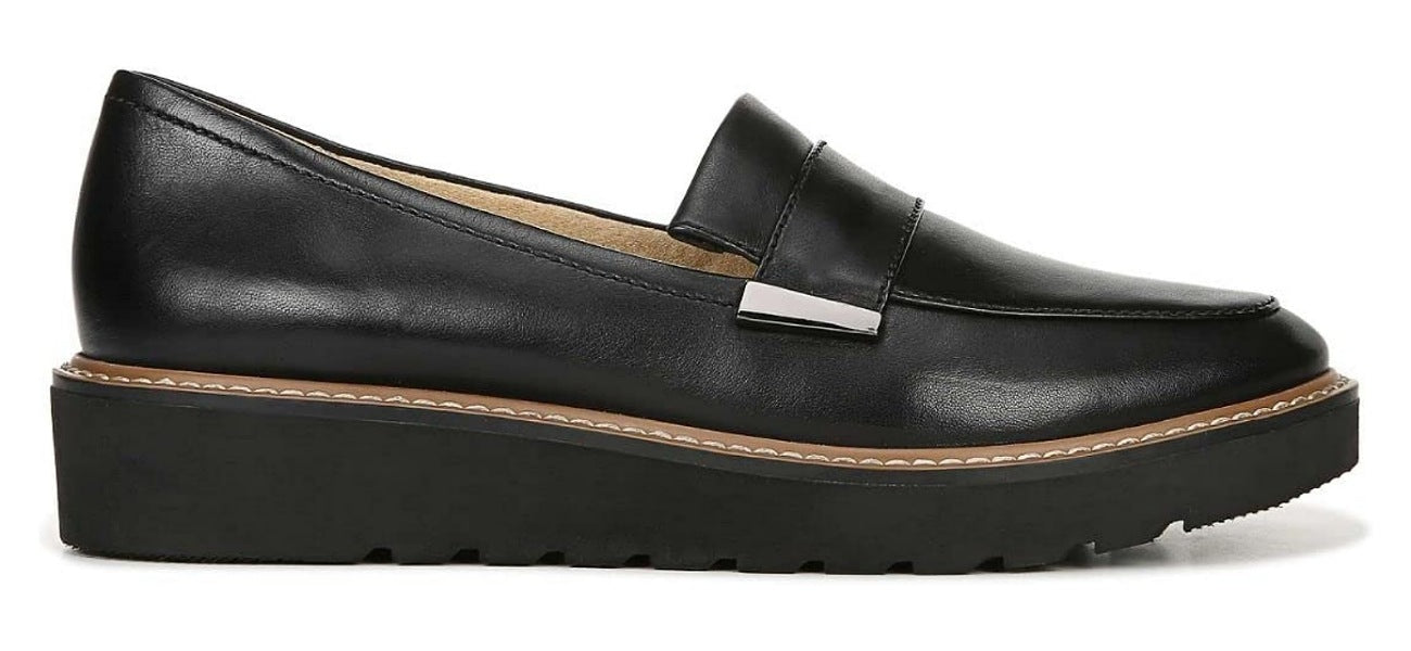 Adiline Loafer - Black Leather by Naturalizer