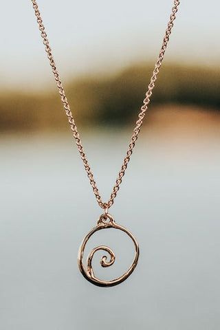"Little Beach" Necklace (Gold or Silver) by Wild Abandon