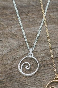 "Little Beach" Necklace (Gold or Silver) by Wild Abandon