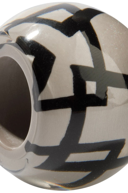 Musee Graphic (Black/Grey) Bead - Bliss by Zsiska