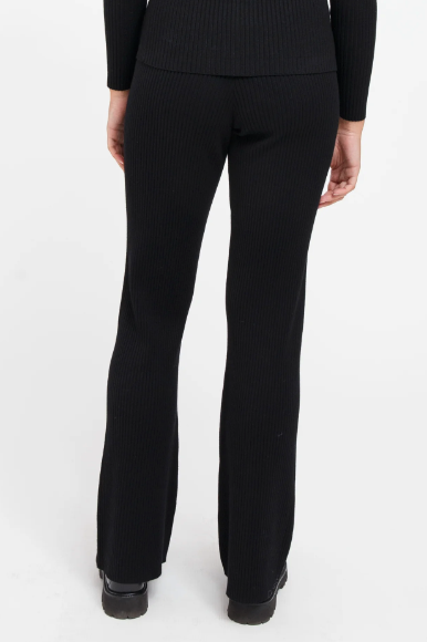 Ribbed Knit Pants (Black) by Brunette The Label final sale