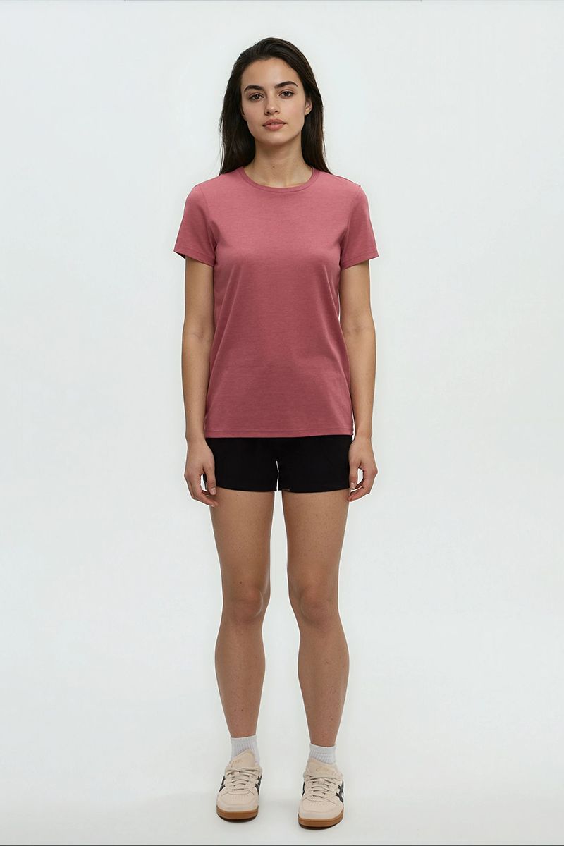 Winslow T-Shirt in Rosewood Heather by Tentree