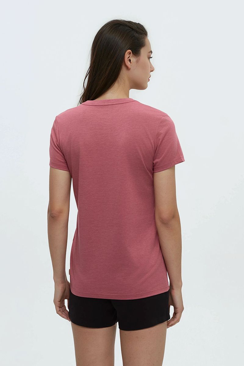 Winslow T-Shirt in Rosewood Heather by Tentree