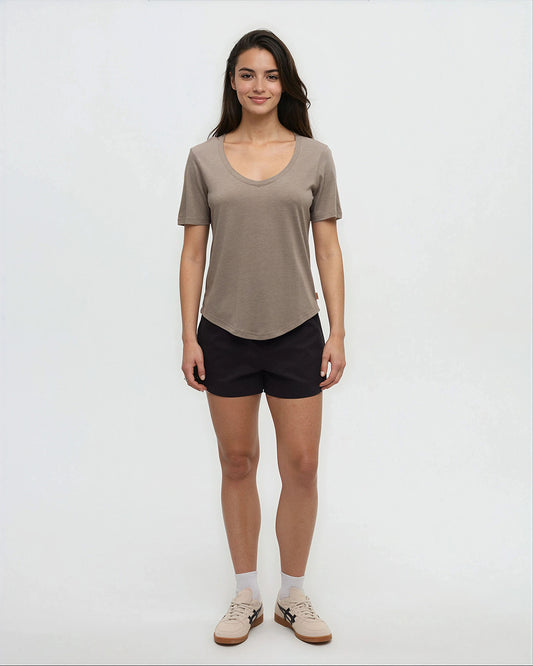 (Coming Soon) Brackley T-Shirt by in Clay Heather Tentree