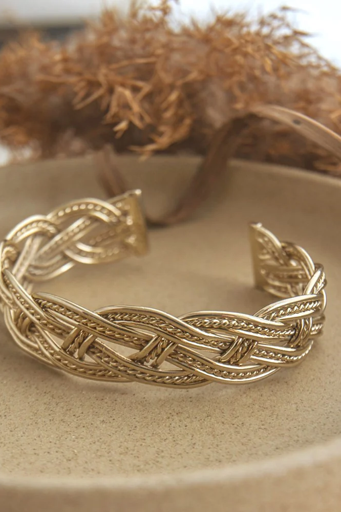 "Woven Cuff" Bracelet by Wild Abandon