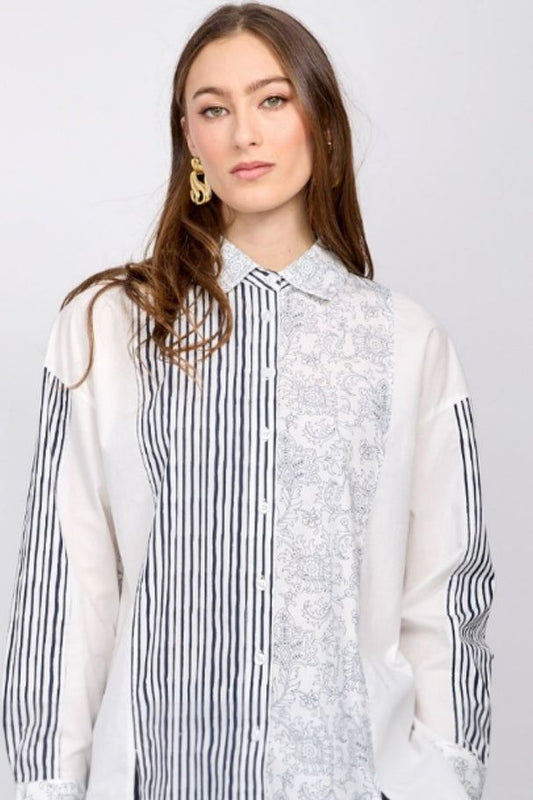 Long Sleeve Button Up Shirt-Emproved