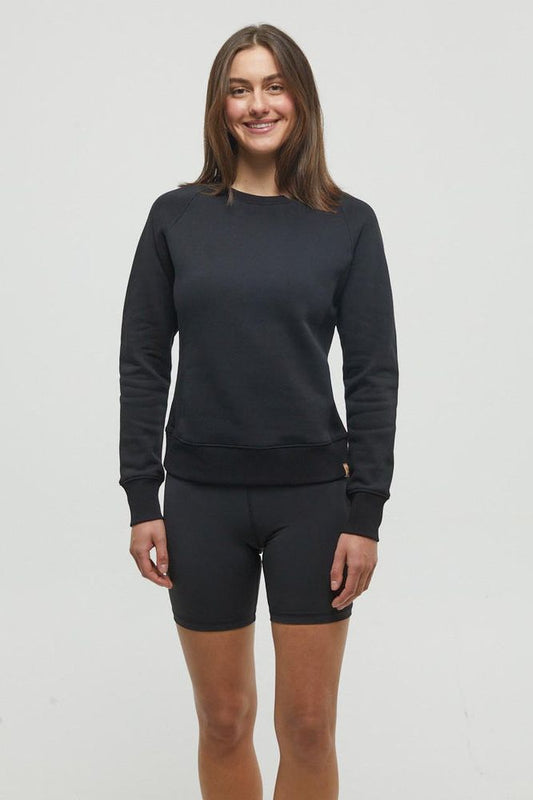 Women's Elm Crew in Black by Tentree