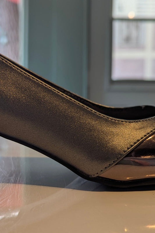 Women's Silver Grey Dress Shoe by Stefania Italy