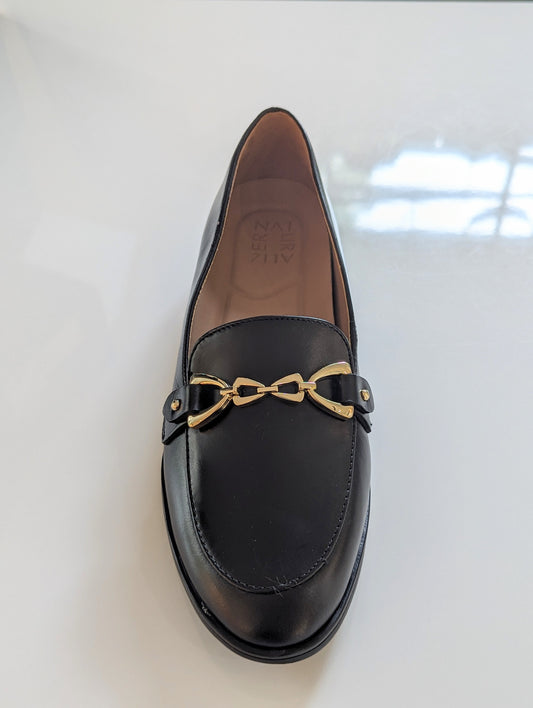Gala Black Leather Loafer by Naturalizer