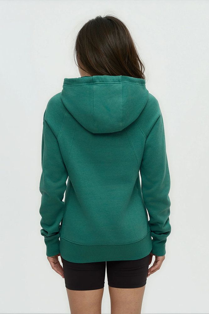 Women's Elm Hoodie in Tidal Teal  by Tentree