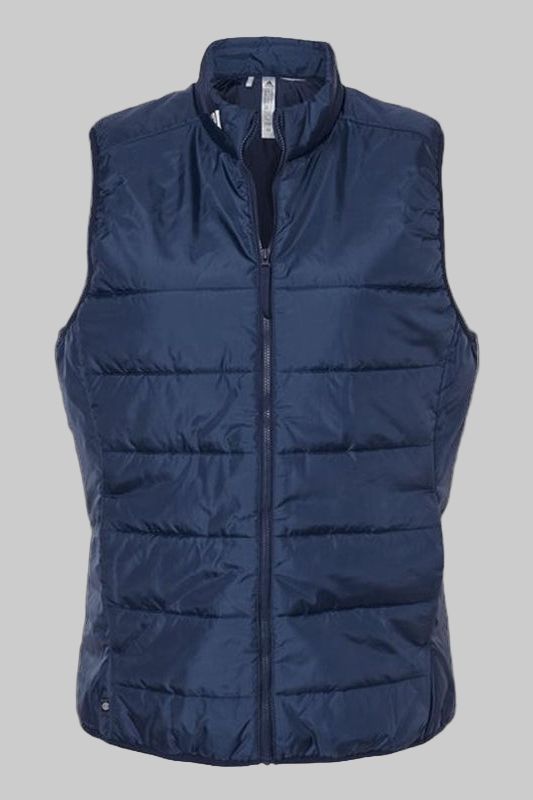Women's Puffer Vest in Blue by Adidas