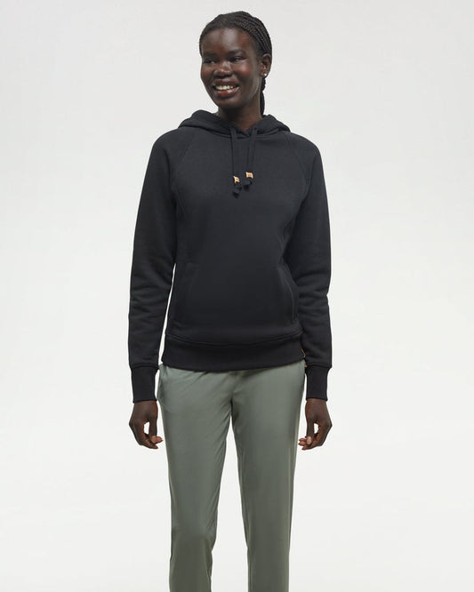 (Coming Soon!) Women's Elm Hoodie in Meteorite Black by Ten Tree