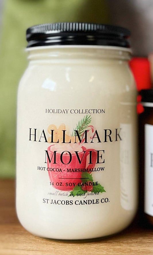 Hallmark Movie Natural Soy Candle 14 oz by St Jacob’s Candle Co.