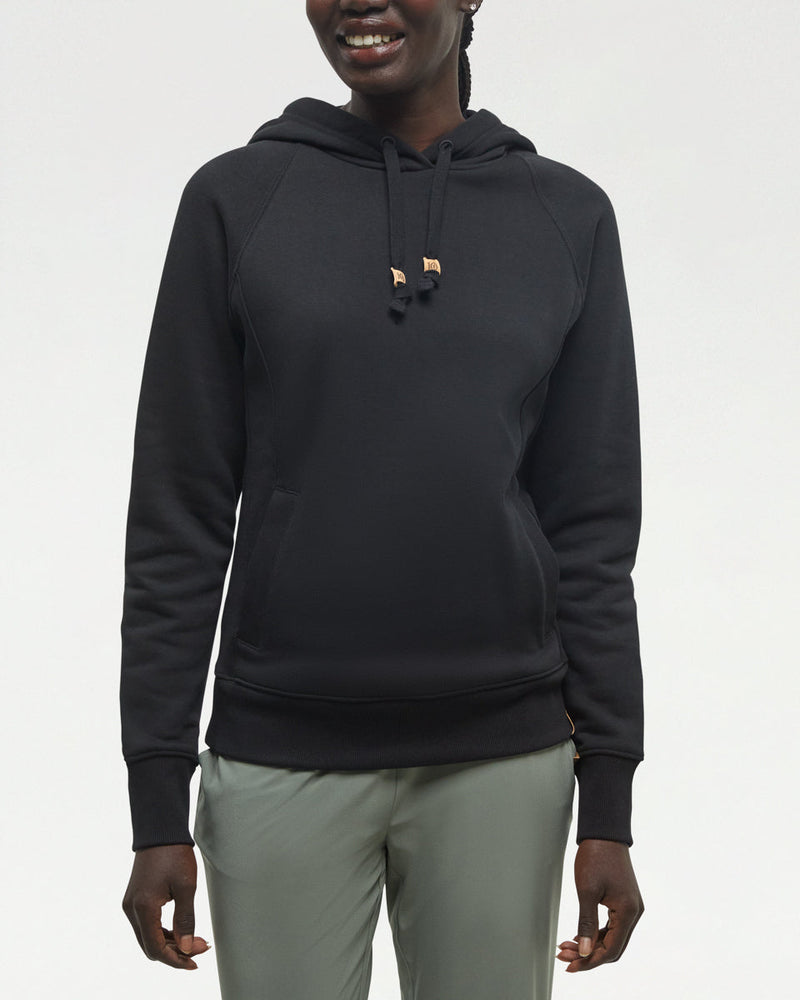 (Coming Soon!) Women's Elm Hoodie in Meteorite Black by Ten Tree