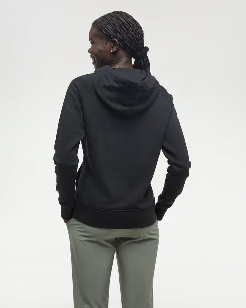 (Coming Soon!) Women's Elm Hoodie in Meteorite Black by Ten Tree