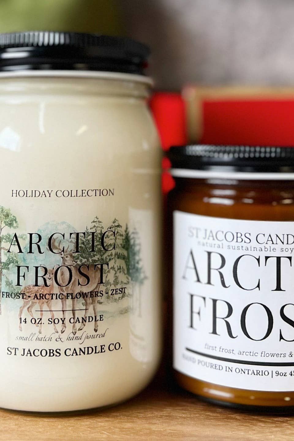 Arctic Frost Natural Soy Candle 14 oz by St Jacob’s Candle Co.