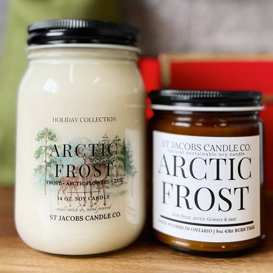 Arctic Frost Natural Soy Candle 14 oz by St Jacob’s Candle Co.