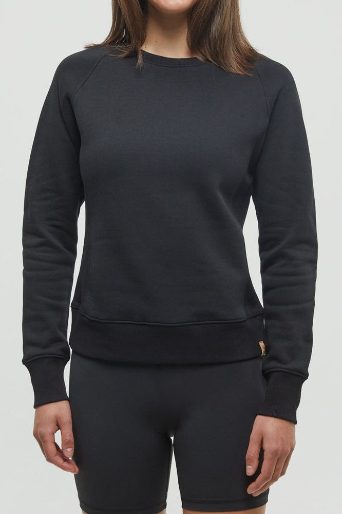 Women's Elm Crew in Black by Tentree