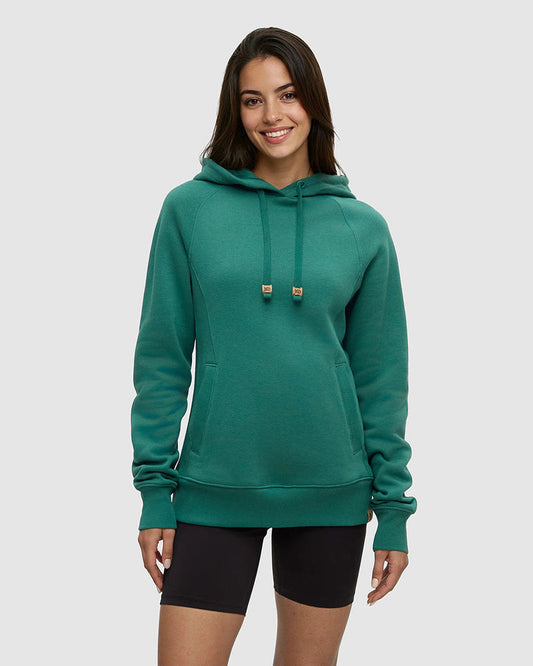 (Coming Soon) - Women's Elm Hoodie in Tidal Teal  by Ten Tree