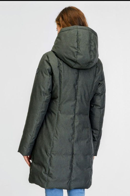 The Amarri Women’s Waterproof Winter Coat in Dark Olive by Ragwear