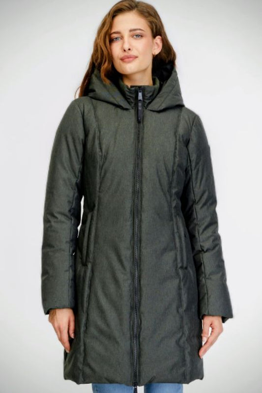 The Amarri Women’s Waterproof Winter Coat in Dark Olive by Ragwear