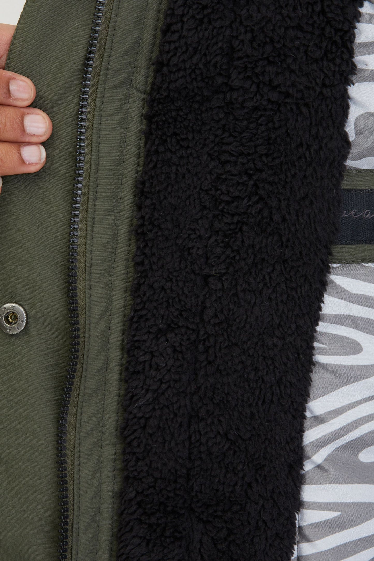 Elsien Women’s Winter Parka Coat in Dark Olive by Ragwear