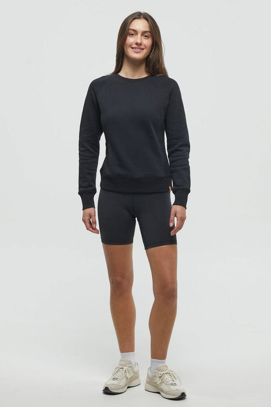 Women's Elm Crew in Black by Tentree