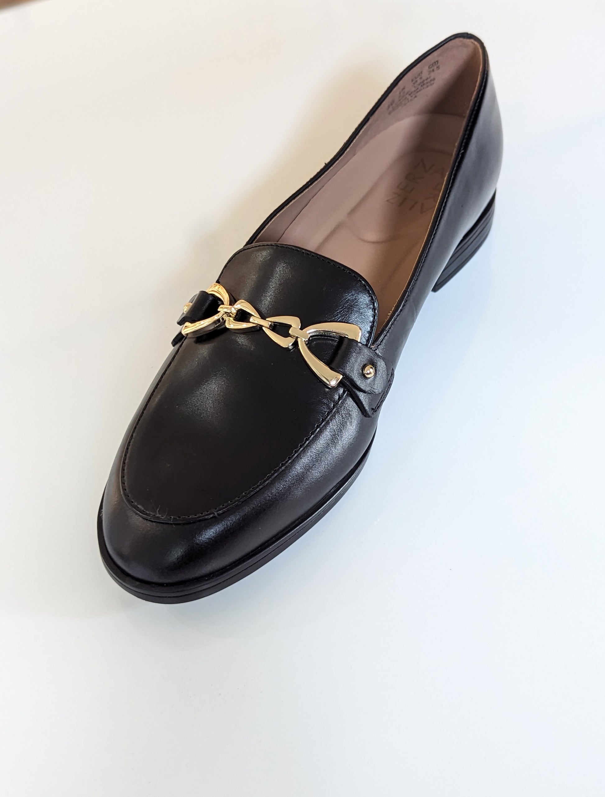 Gala Black Leather Loafer by Naturalizer – Once@426 Boutique and Market